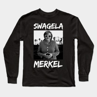 Swagela Merkel - Dark Long Sleeve T-Shirt